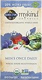 Garden of Life Organic Mykind Men's Once Daily Multi, 72 CT