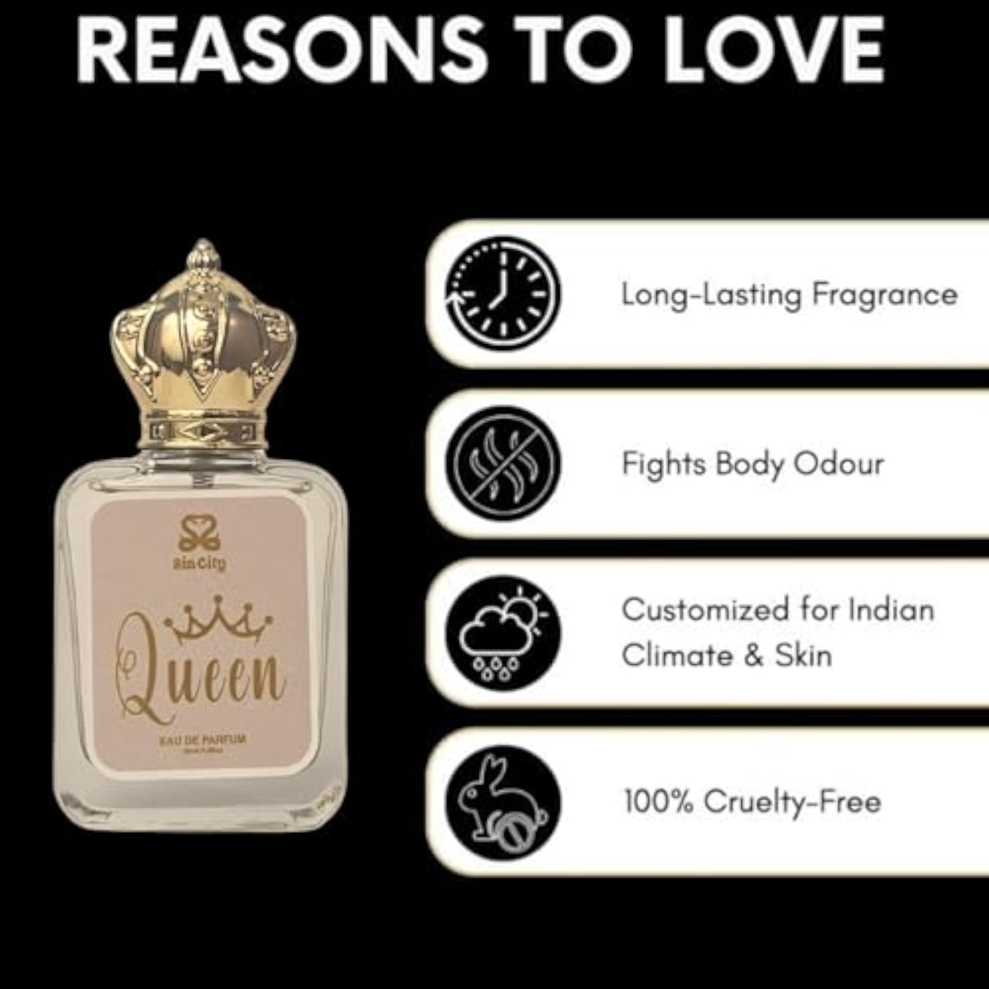 Queen Perfume for Women, 50ml, Elegant & Empowering