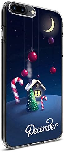 iPhone 8 Plus/iPhone 7 Plus Case Thin Slim Fit Protective Case (Compatible with iPhone 8 Plus/iPhone 7 Plus) 5.5 Inch Christmas Night