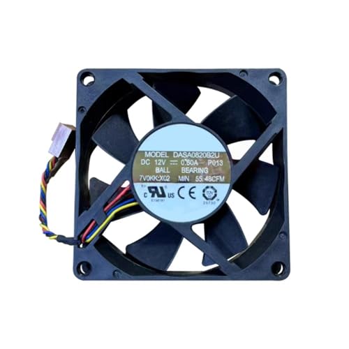 Ventilador AVC DASA0820B2U P013 DC12V de 4 pines y 4 líneas para refrigeración interna de PC