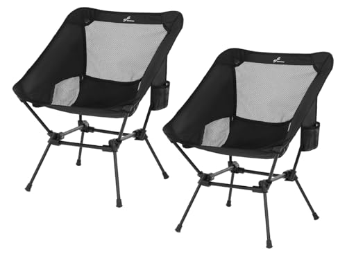 Sportneer Campingstuhl Faltbar Camping Stuhl Tragbarer Campingstühle 150Kg Faltstuhl Ultraleichter Packmaß Kleiner Klappstuhl mit Tragetasche für Picknick, Outdoor, Wandern