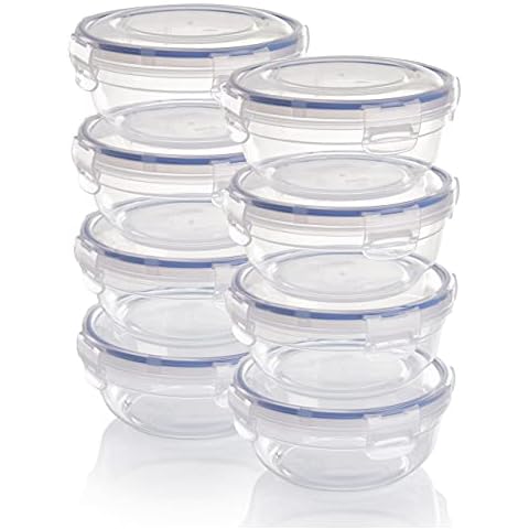 Grizzly 8-Piece Plastic Food Storage Set Cover