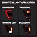 LED Tail Light Compatible with Ford F150 Raptor 2021 2022 2023,Fit King Ranch Lariat Limited Platinum Black Taillights W/Blind Spot, Module Not Included, Left Driver Side, Replace OEM: NL3Z13405E
