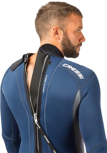 Image of Cressi Men's & Ladies' Full Wetsuit Back-Zip for Scuba Diving & Water Activities - Fast 3mm: designed in Italy