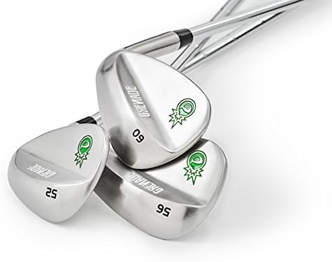 BombTech Golf - Premium Golf Wedge Set for Men - 52 56 60 Golf Wedges - (Gap Wedge, Sand Wedge, Lob Wedge)