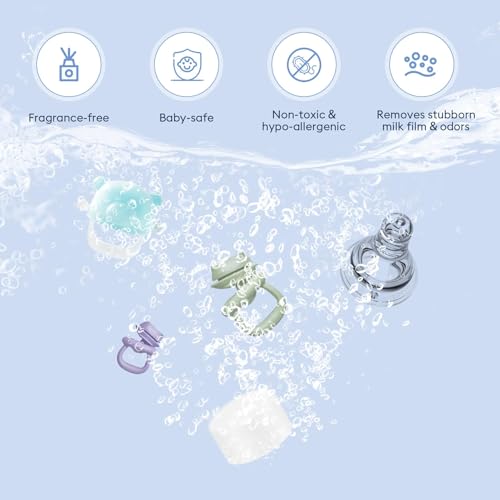 Image of MOMFANN 150 Professional Deep Cleaning Detergent Tablets for All Baby Bottle Washers, Washer Tablets for Bottle Washer and Sterilizer and Dryer, Easy to Use