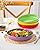 vancasso Bonita Muticolor Salad Plate Set of 6 Bundles 46oz Pasta Bowls Set of 4