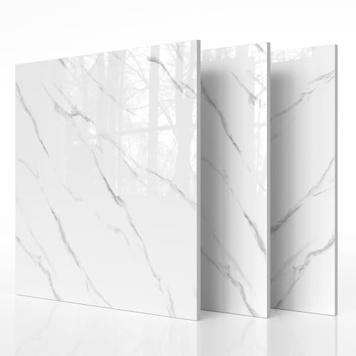 10-Pack Peel and Stick Backsplash Tiles – Glossy PVC Wall