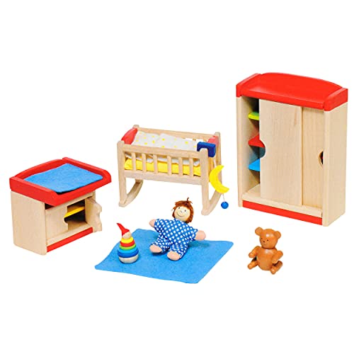 Goki 51905 - Puppenmöbel Kinderzimmer