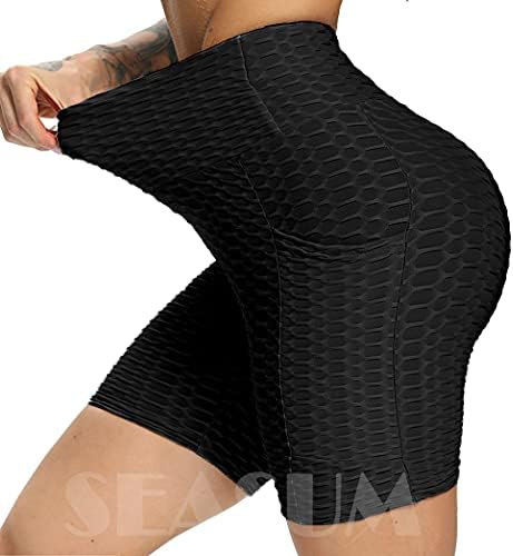 SEASUM Workout Booty Shorts for Women 