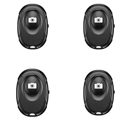 4 Pack Bluetooth Shutter Remote Apply to Every Phone, Bluetooth Camera Control with Bluetooth Wireless Technology, Remote Shutter for Smartphones,Camera Remote Control Compatible by iOS/Android