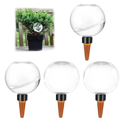 Yadiraom Boules d'arrosage, 4 pièces Boules d'arrosage pour plantes, Boules d'arrosage automatiques, Arrosage automatique des plantes pour plantes...