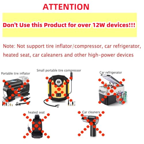 Image of STHIRA 12V Car USB Cigarette Lighter Socket Adapter Converter 5V USB A to 12V 8W Cigarette Lighter Socket Multipurpose USB Cigarette Lighter Converter Socket for Dash Cam, GPS, Car Led Light