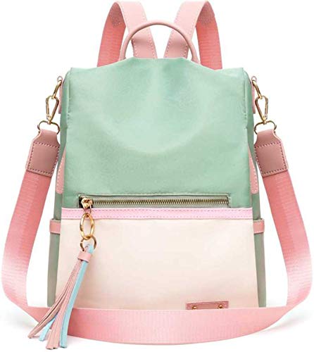 DIVING DEEP Nylon ANTI-THEFT Back Pack bag for Women Girls Nylon Mini Shoulder bag backpack bag pack 10 L Backpack (Green, Black)