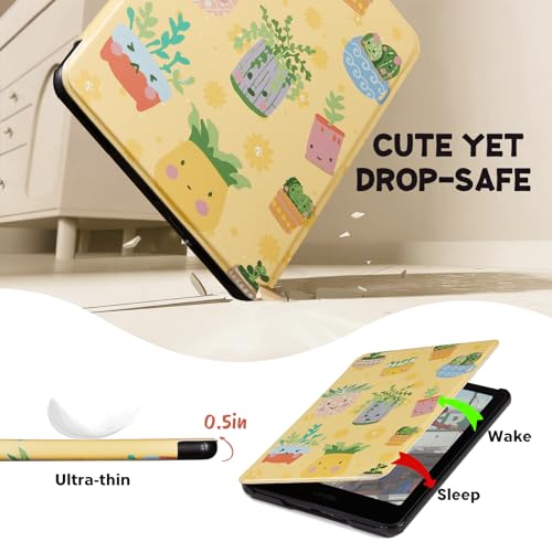 Image of CoBak Case for 7 inch E-Readers - All New PU Leather Cover with Auto Sleep Wake Feature for E-Readers 2024 Released