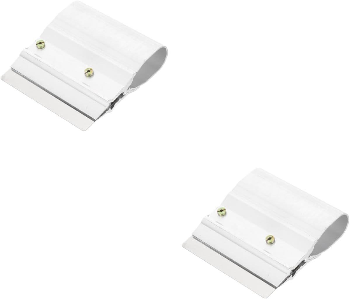 KALLORY 2pcs Stainless Steel Screen Printing Squeegee Ink Scraper Wire Paint Squeegee Scraper for Screen Printing