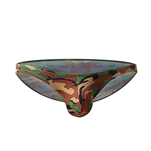 Men's Camo Print U Convex Pouch Bikini Briefs Underwear Panties Triangle Bikini Briefs Underpants3