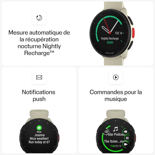 Polar Pacer White S-L