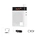 Megafone Bullhorn 5W Class D Wzmacniacz głosowy Mikrofon Bluetooth Mini Audio Przenośny głośnik Naturalny Stereo Dźwięk Głośnik dla nauczyciela K6 (Color : White, Size : XS)