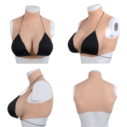 Fake Boobs Silicone Breastplate Transgender Cosplay Drag Queen Fake Breast Forms For Crossdressers B-H Cup3