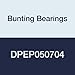 Bunting Bearings DPEP050704 Dri Plane (C) Plain Bearings, Powdered Metal, 5/16" Bore x 7/16" OD x 1/4" Length (Pack of 3)
