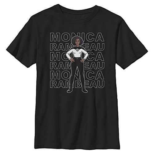T-Shirt Marvel Garçon modèle Agent Stack en taille enfant avec col rond classique