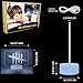 Mzcyfuy Dead by Daylight 3D Night Light, Killer Role, 16 Color Changing Cartoon USB Desk Lamp Illusion Lighting with Remote Control for Home Decor Gift for Kids (Logo)