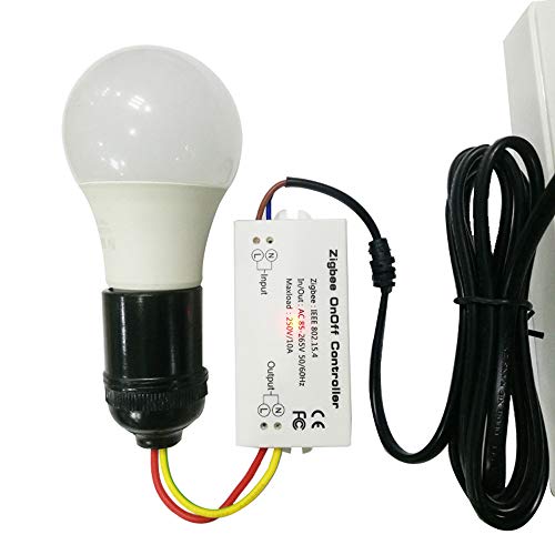 ByedogSmart Home Zigbee Wireless Switch Module for Echo/Smart Things Hub Module