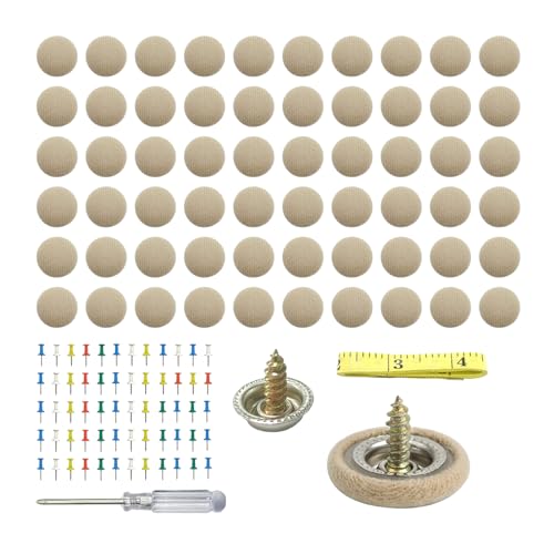 Dickno 60 PCS Car Roof Headliner Repair Kit, Auto Roof