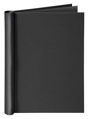 Velocolor 4944380 Binder DIN A4 with Linen Texture Capacity Max. 150 Sheets Black Pack of 1