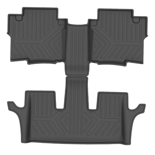Image of GFX After-Market Premium Life Long Car Floor Mat (8 Seater) Compatible with Innova (2009-2015) Onwards Manual (Black)