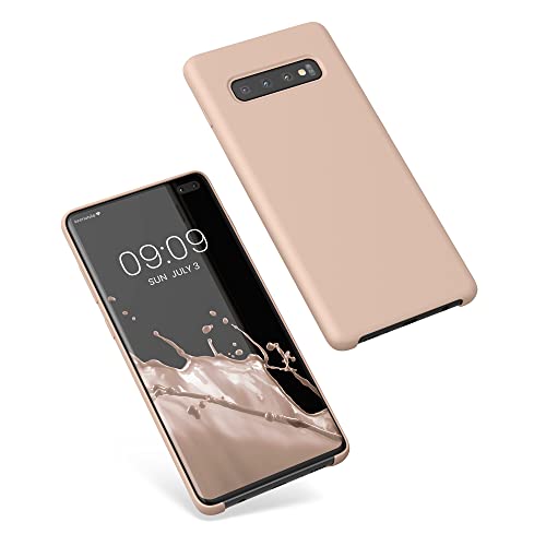 kwmobile Case Compatible with Samsung Galaxy S10 Plus / S10+ Case - TPU Silicone Phone Cover with Soft Finish - Coconut Swirl by kwmobile - Image 8