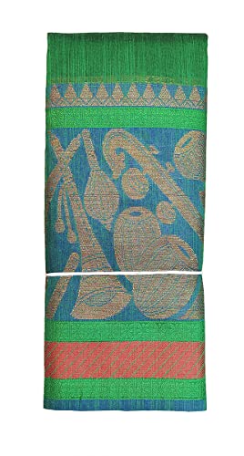 Image of Women's Banarasi Pure Pattu Cotton Sarees With Blouse