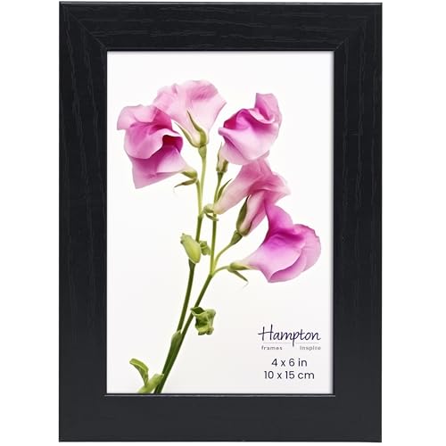 inspire by Hampton Frames, Black, 4x6 (10x15cm)