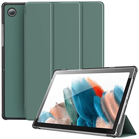 Dadanism Case for Samsung Galaxy Tab A8 10.5 Inch 2022 (SM-X200/X205/X207), Ultra Slim Lightweight Tri-Fold Shell Stand PU Leather Cover Fit Galaxy Tab A8, Auto Wake/Sleep Cover, Green Cover