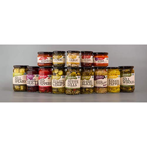 Pickerfresh Pickled Garlic - Gourmet Garlic Cloves - Simple Ingredients - Non-Gmo, Gluten Free & No Artificial Color - 7 Oz #TOP6