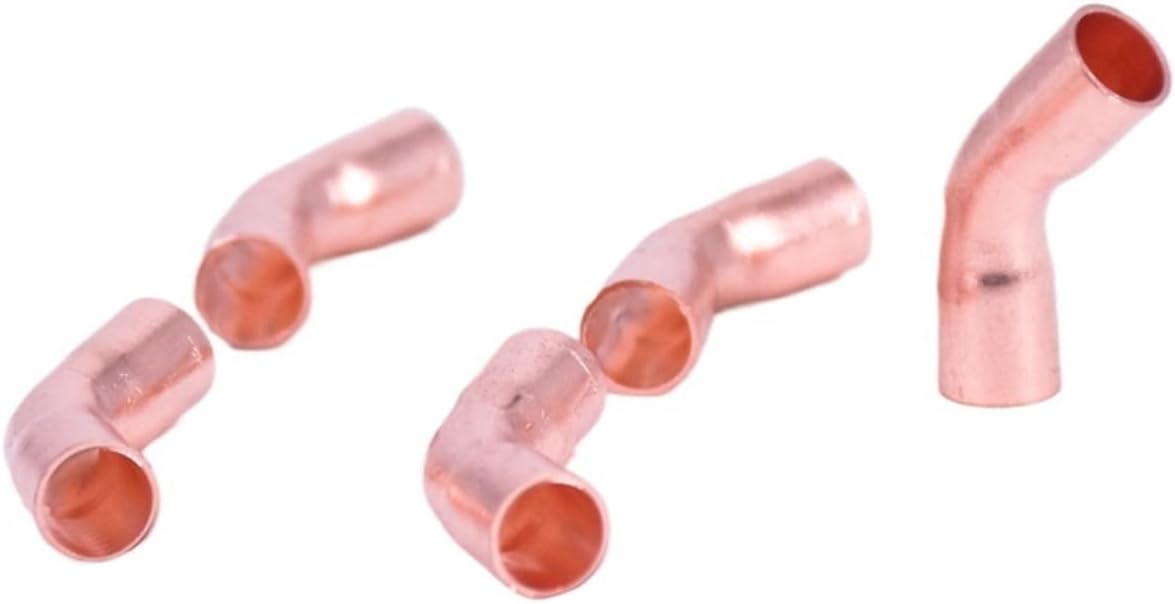6.35-133mm ID Copper End Feed Solder 45 Degree Elbow Fitting Coupler(ID 89mm Wall 2.0mm)