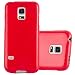 Produktbild Cadorabo Hülle für Samsung Galaxy S5 Mini / S5 Mini DUOS in Jelly ROT  Handyhülle aus flexiblem TPU Silikon  Silikonhülle Schutzhülle Ultra Slim Soft Back Cover Case Bumper
