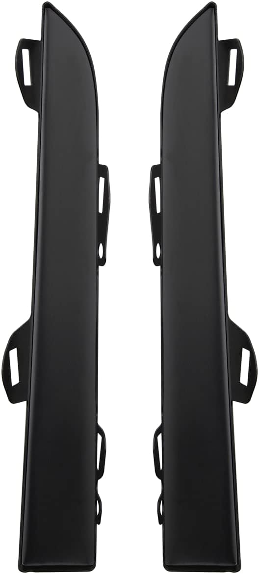 Front Bumper Grille Headlight Filler Trim Panels Set Fits