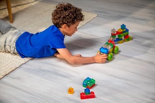 JELLY BLOX Vroom Kit 35 Blocs de Construction Tactiles pour Créer un Camion Jeu de Construction pour Enfants dès Expérience Sensorielle avec Blocs Extensibles Souples et Flexibles - vue 4