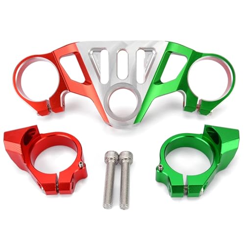 LJQTEOZ 2025 RS660 Motorrad Top Triple Clamp for Aprilia RS 660 21-24 Vorderradgabel Tieferlegung Tree Front End Obere(Style 1)
