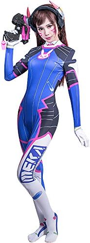 Cosplay Suit Hana Song Jumpsuit Rabbit Costume Bodysuit for Girls (120CM, Jumpsuit)