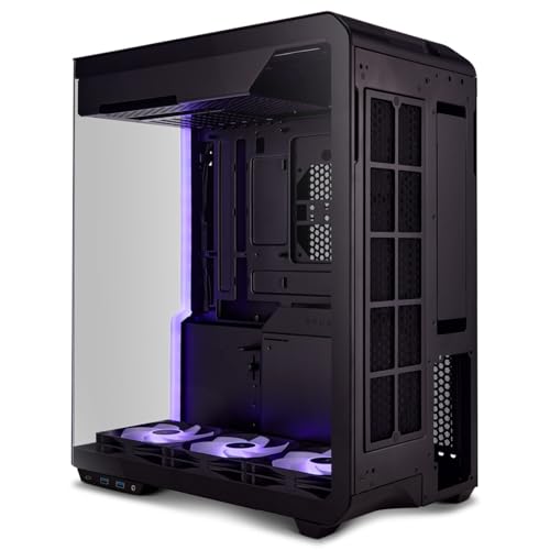 Chasis Ssupd Xhuttle Midi-Tower negro ideal para estudios de diseño y zonas de juego modernas 3