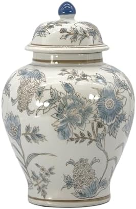 Galt International Classic Light Blue & White Flower Chinoiserie ...