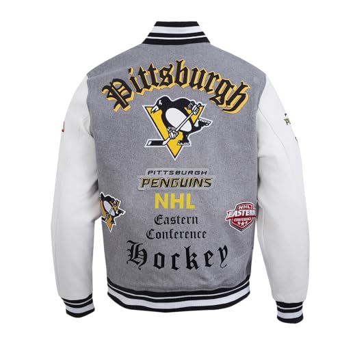 Image of Pro Standard Mens NHL Old English Varsity Jacket