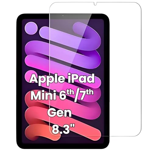 Image of Screen Protector for Apple iPad Mini 8.3 inch, |1 Pack| HD Clear Flexible PET Film, 9H Hardness, Anti-Scratch, Bubble-Free Install (Not Tempered Glass)