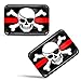 Biomar Labs® 2 pcs 3D Gel Pegatinas Bandera Pirata Calavera con Huesos Silicona Adhesivo Autos Coches Motos Ciclomotores Bicicletas Ordenador Portátil F 67