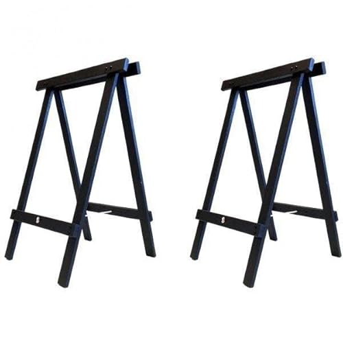 Conjunto 2 Cavaletes Prático Ms Colors Madersilva Preto