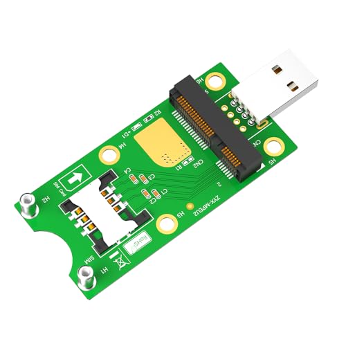 Adaptador mini PCI-E a USB con ranura SIM para módulos de red móvil WWAN y LTE