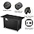 Xbeauty Fire Pit Propane Gas FirePit Table 43" Outdoor Fire Pit Rectangular Tabletop with Lid, Rain Cover, for Outside Garden Backyard Deck Patio